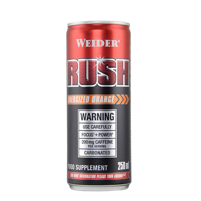 Băutură hidratantă, Weider, Rush RTD, Energized Orange, 250 ml