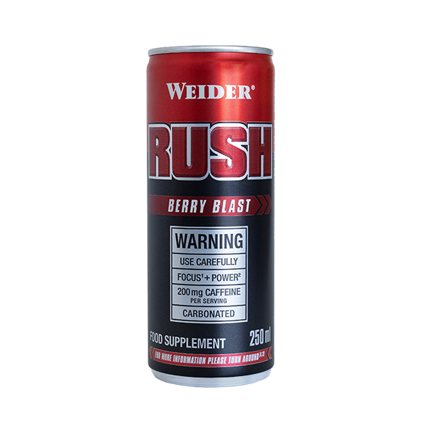 Băutură proteică, Weider, Rush RTD, Berry Blast, 250 ml