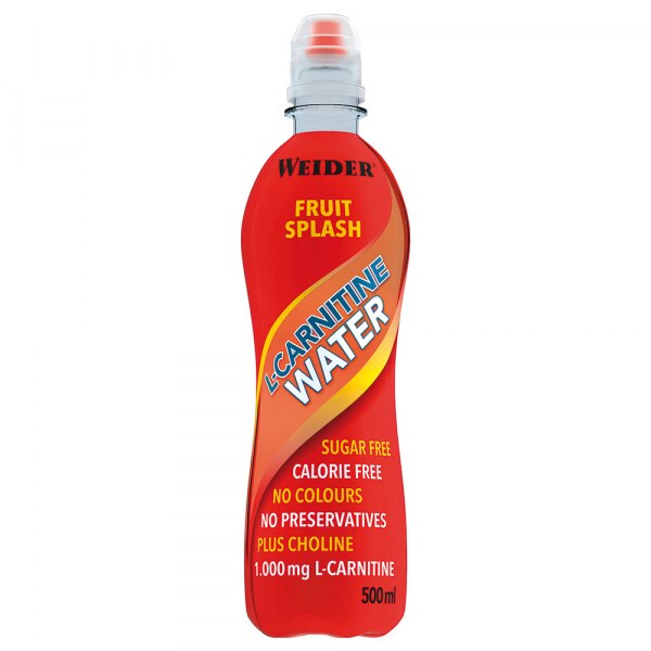 Băutură de slăbit, Weider L-Carnitine Water, Fruit Splash, 500 ml