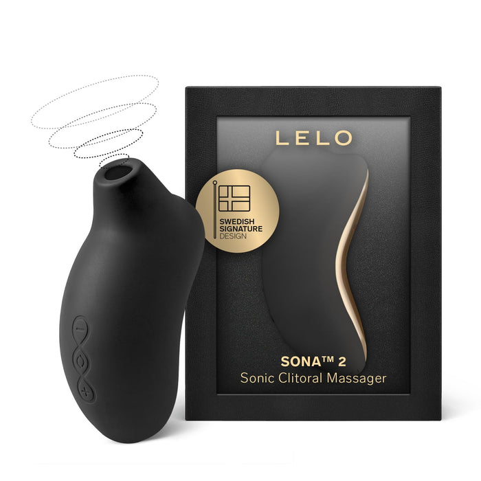 Vibrator sonic, Lelo, SONA 2, negru, silicon