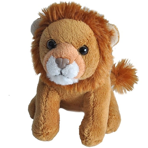 Leu de pluș, Wild Republic, 13 cm, maro