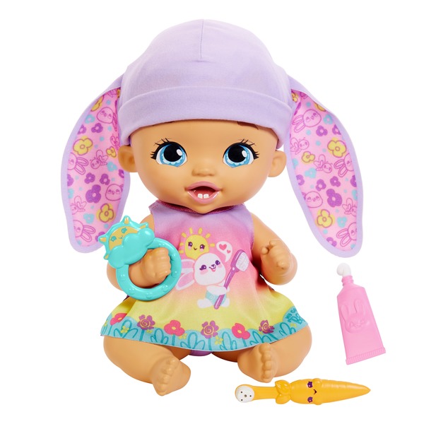 Păpușă bebeluș, Mattel My Garden Baby, Iepuraș, parfumată