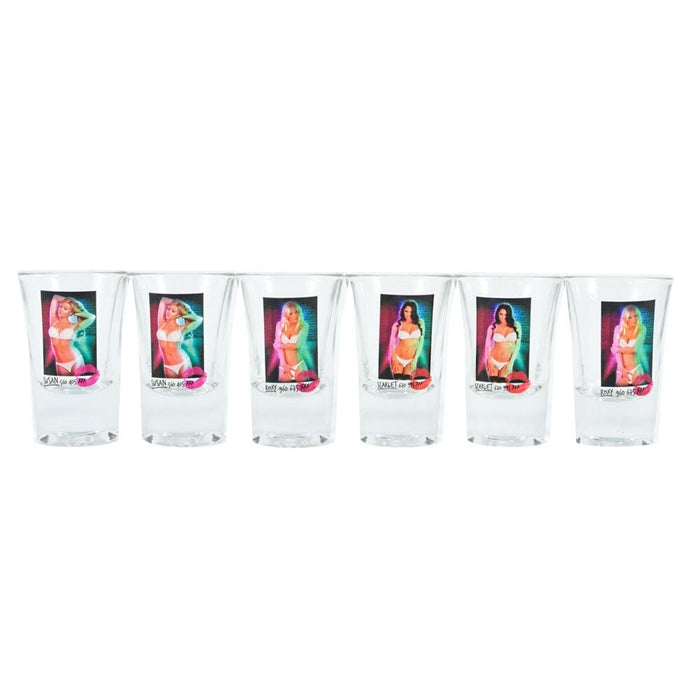 Set pahare shot, Hotshot, Hot Shot Woman, sticlă, 35 ml