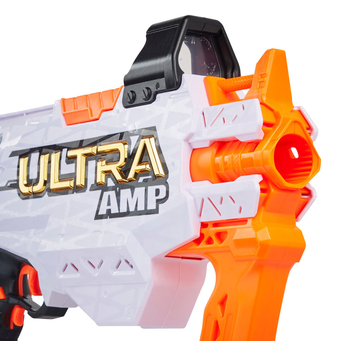 Pistol cu săgeți, Nerf Ultra AMP, alb-negru-portocaliu