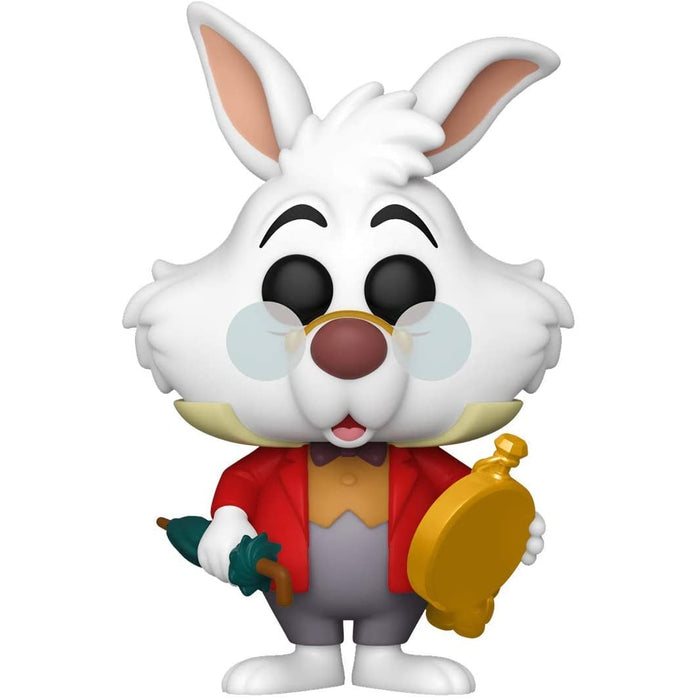 Figurină Funko, Disney, Alice in Wonderland, White Rabbit, alb, 9.5 cm