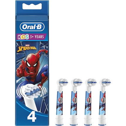 Capete periuță dinți electrică Oral-B EB-10-4 Spiderman, copii, 4 bucăți
