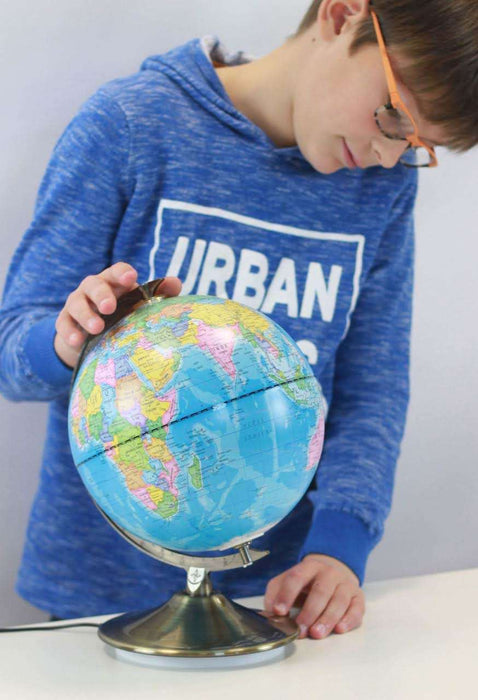 Glob terestru, Buki France, 21 cm, funcție fotosensibilă