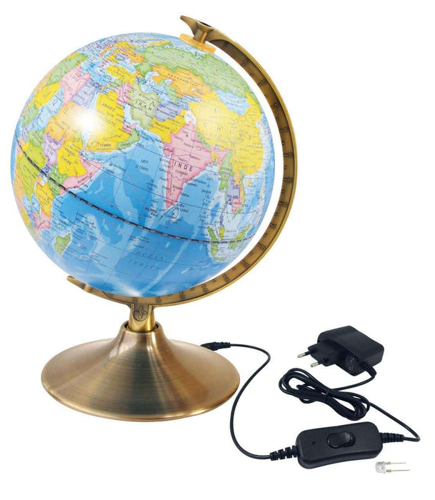 Glob terestru, Buki France, 21 cm, funcție fotosensibilă