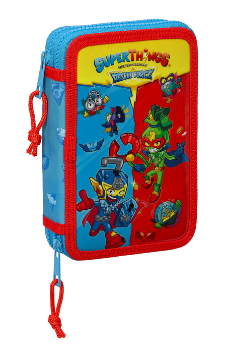 Penar dublu, SuperThings, Rescue Force, 28 piese, albastru și roșu