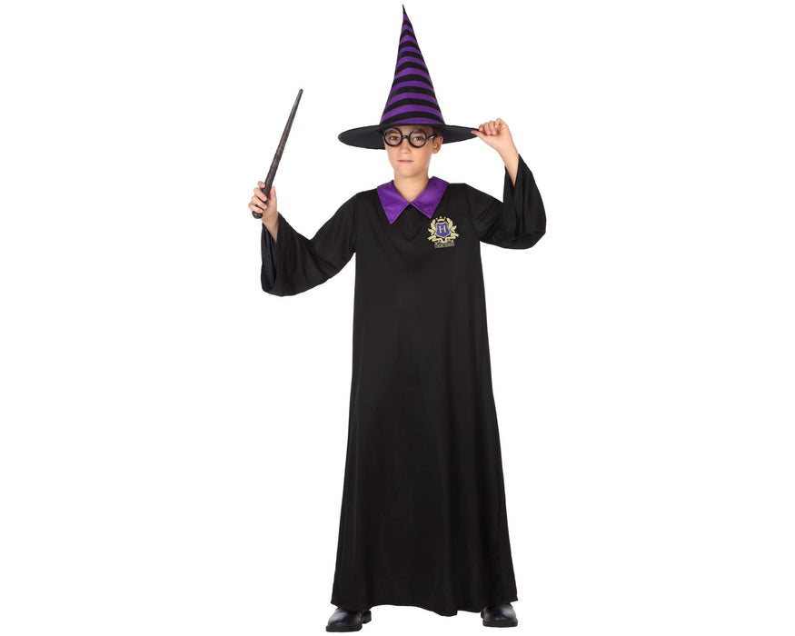 Costum Halloween copii, Funny Party Shop, vrăjitor unisex, 5-6 ani