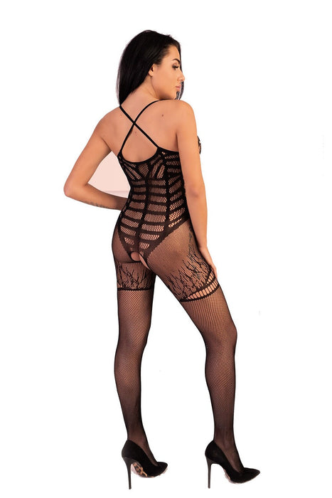 Bodystocking LivCo Hamalena, negru, mărime S/L