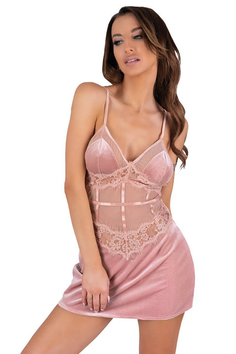 Set lenjerie intimă Esilanna LC 90648, roz, mărime L/XL
