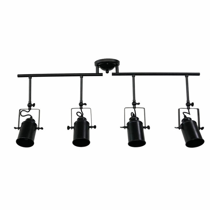 Lustră metalică, Focus, negru, 40W
