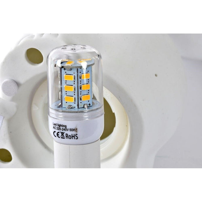 Lampa de masă LED, Innjoo, model ursuleț, alb