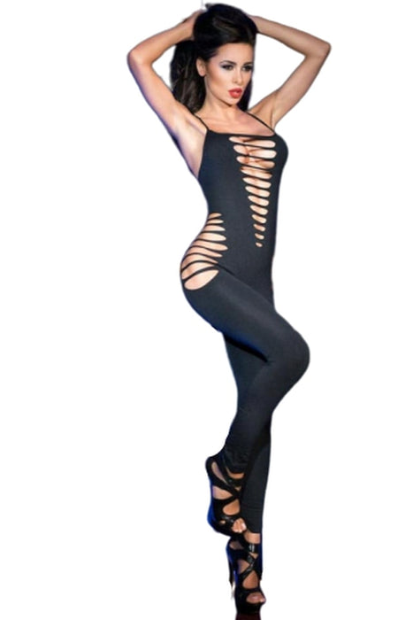 Bodystocking, Obsessive CR 3655, negru, mărime S/M