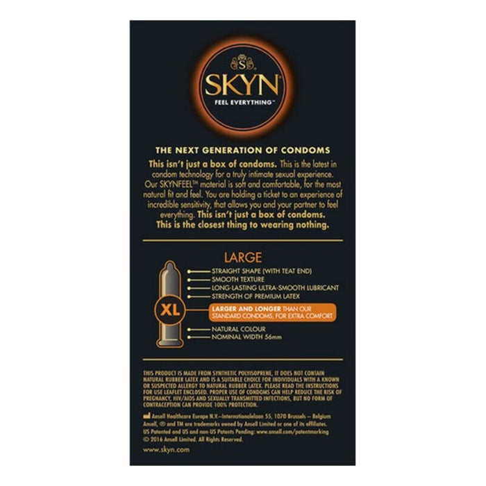 Prezervative, Womanix, Skyn Large, 10 bucăți, inodore