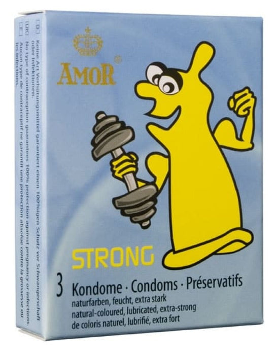 Prezervative, Amor Strong, 3 buc, grosime sporită