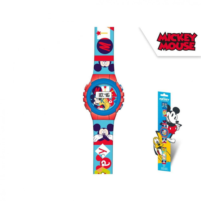 Ceas digital copii, Disney, Mickey Mouse, model 22135, multicolor