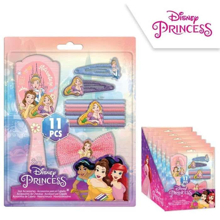 Set accesorii păr, Disney, Prințese, diverse culori