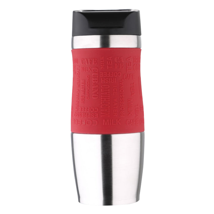 Cana termos, Bergner, Red Travel, roșu, 400 ml
