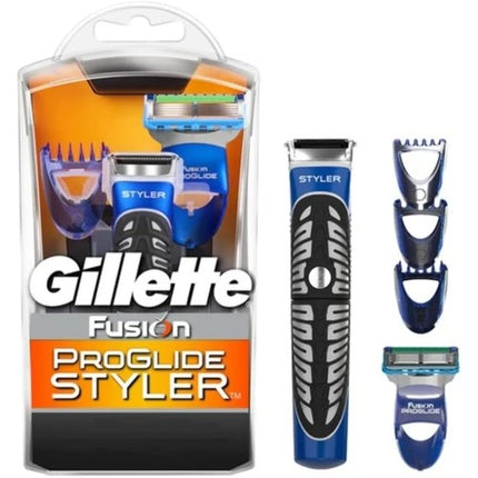 Aparat de ras electric, Gillette, Fusion ProGlide, albastru