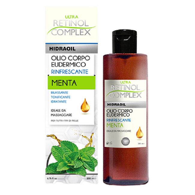 Ulei de masaj, Ultra Retinol Complex, mentă, 200 ml