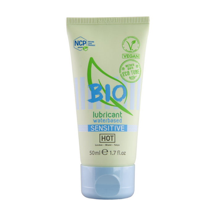 Lubrifiant pe bază de apă, Hot, BIO Sensitive, 50 ml