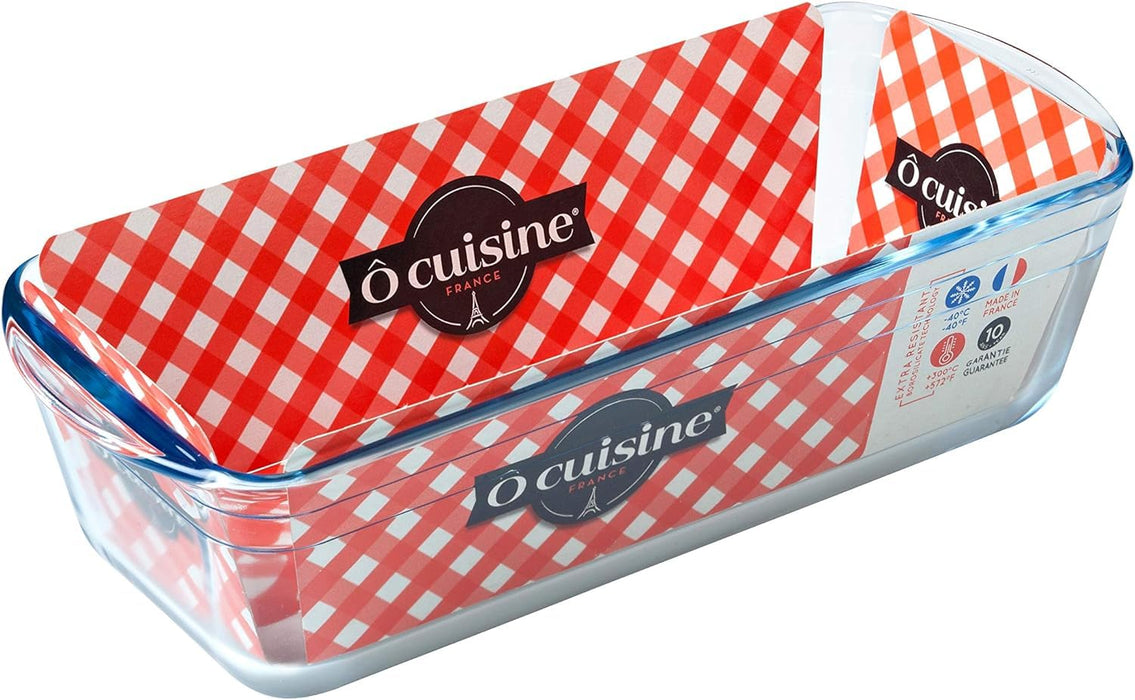 Tavă termorezistentă Arcuisine, sticlă borosilicată, transparentă