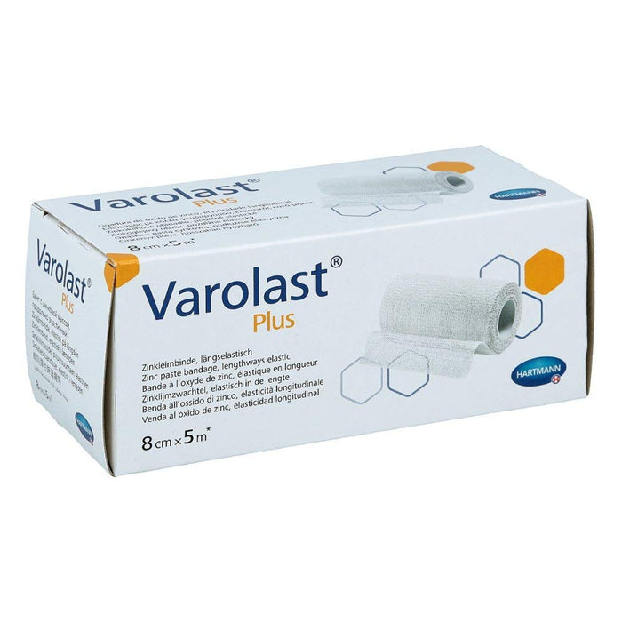Bandaj elastic, Hartmann, Varolast Plus Zinc, 8cm x 5m