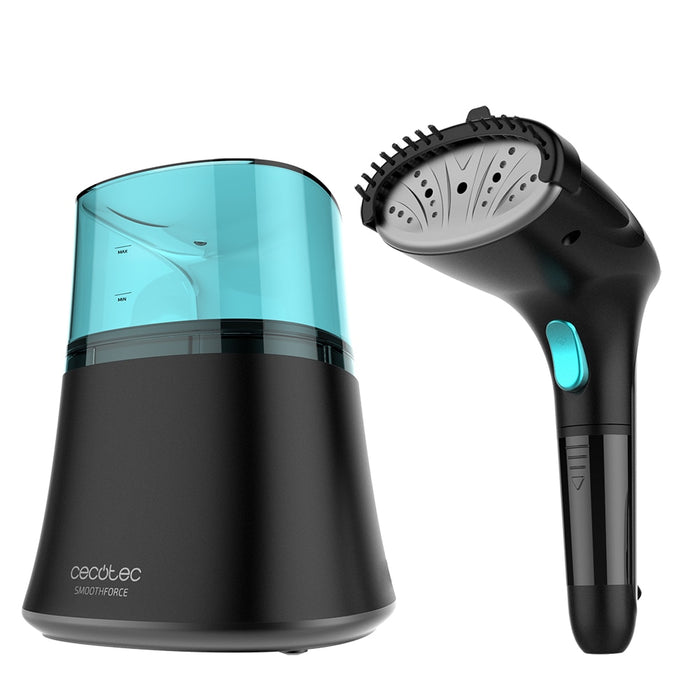 Aparat de călcat vertical, Cecotec, 1200 W, Negru/Albastru