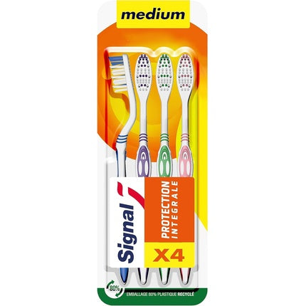Periuță de dinți, Signal, Protection Integral, set 4 bucăți