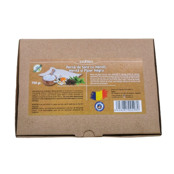 Pernă de Sare, Savona, Neroli, Mentă și Piper Negru, 750 g