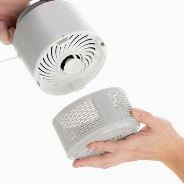 Lampă anti-țânțari, InnovaGoods Kl Twist, negru, compact
