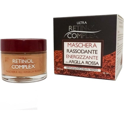 Mască tonifiantă, Ultra Retinol Complex, argilă roșie, 50 ml