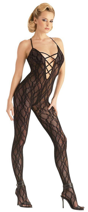 Combinezon Catsuit, Schwarz, mărime L/XL, negru