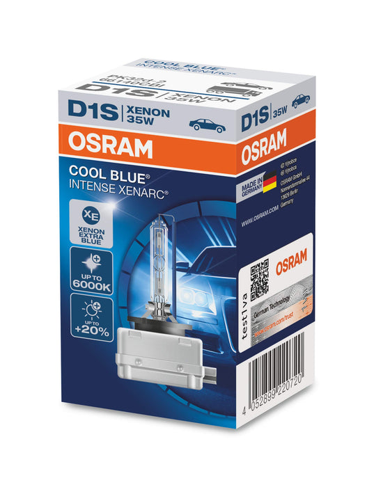 Bec auto, Osram, D1S Cool Blue Intense, 35W, lumină albă