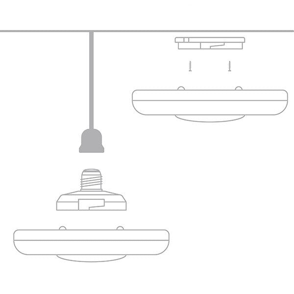 Lampa de tavan, Innovagoods, LED UV, anti-țânțari
