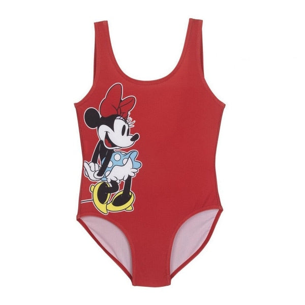 Costum de baie fete, Disney, Minnie Mouse, roșu, 8 ani