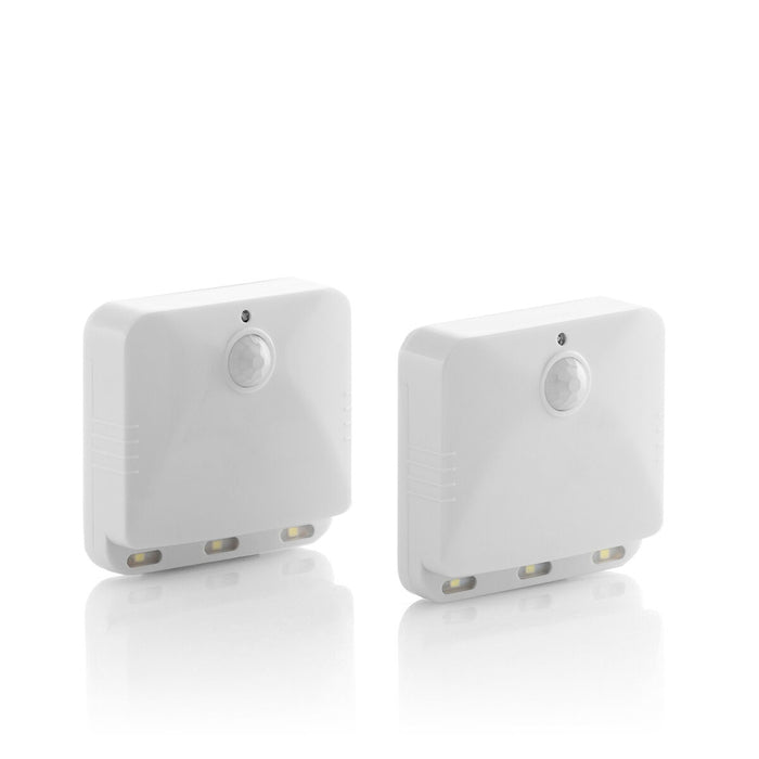 Lampa LED cu senzor, Innovagoods, alb, 2 unități