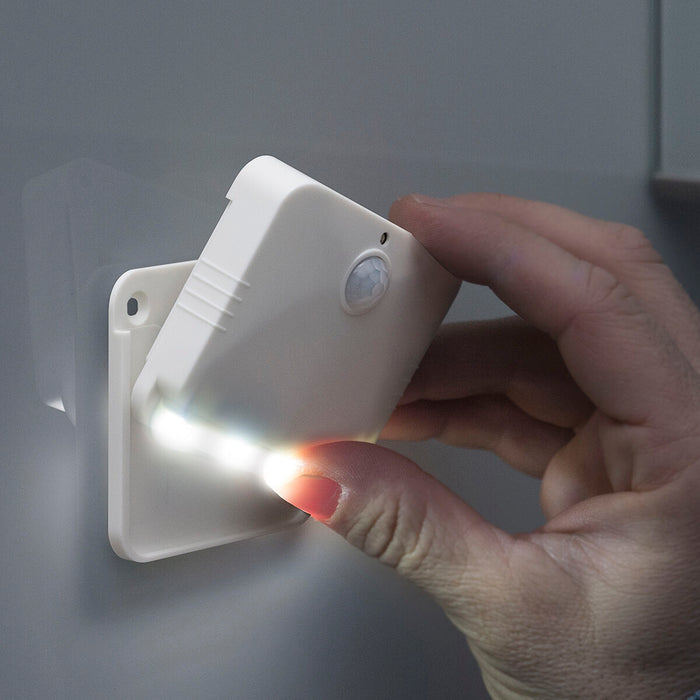 Lampa LED cu senzor, Innovagoods, alb, 2 unități