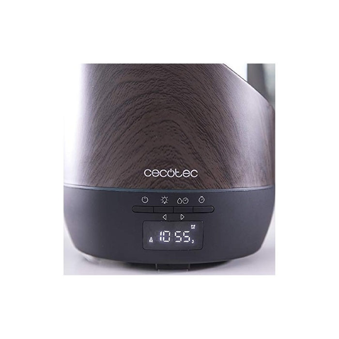 Umidificator, Cecotec PureAroma 500 Smart, lemn închis, 500 ml