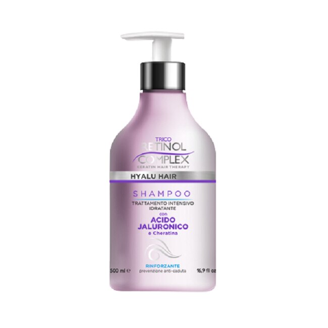 Șampon, Trico Retinol Complex, acid hialuronic și keratină, 500 ml