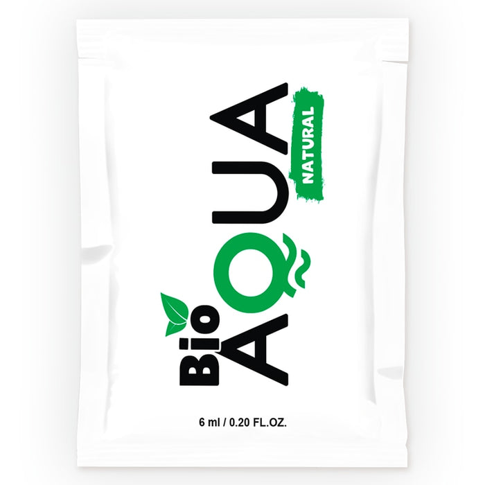 Lubrifiant pe bază de apă, Bioaqua, 6 ml, natural