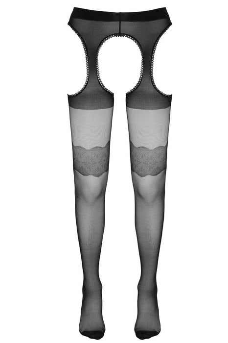 Dresuri cu jartieră, Cottelli Collection, mărime XL, negru