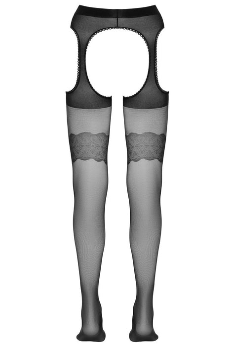 Dresuri cu jartieră, Cottelli Collection, mărime XL, negru