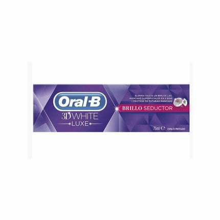 Pasta de dinți, Oral-B 3D White Luxe, albire, 75 ml