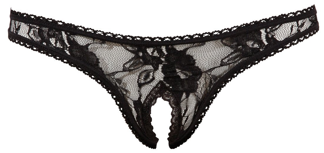 String, Orion, negru, XL, dantelă rafinată