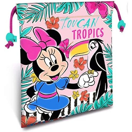 Săculeț depozitare alimente, Disney, Minnie, 22 cm, multicolor