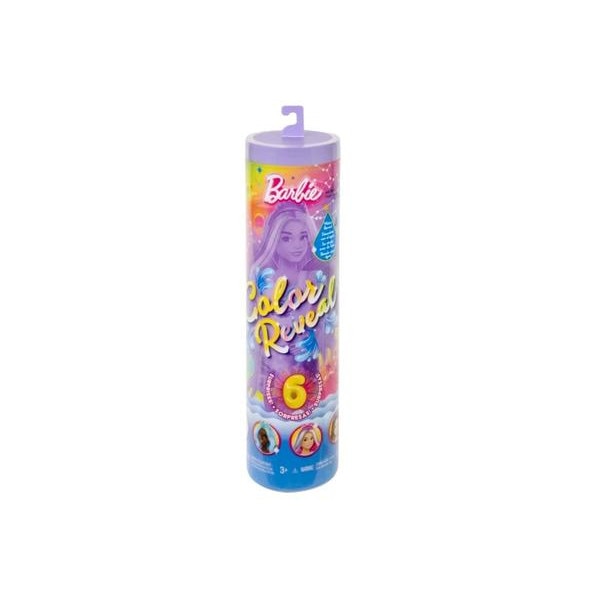 Păpușă Barbie, Color Reveal Rainbow Galaxy, 30 cm, teme cosmice