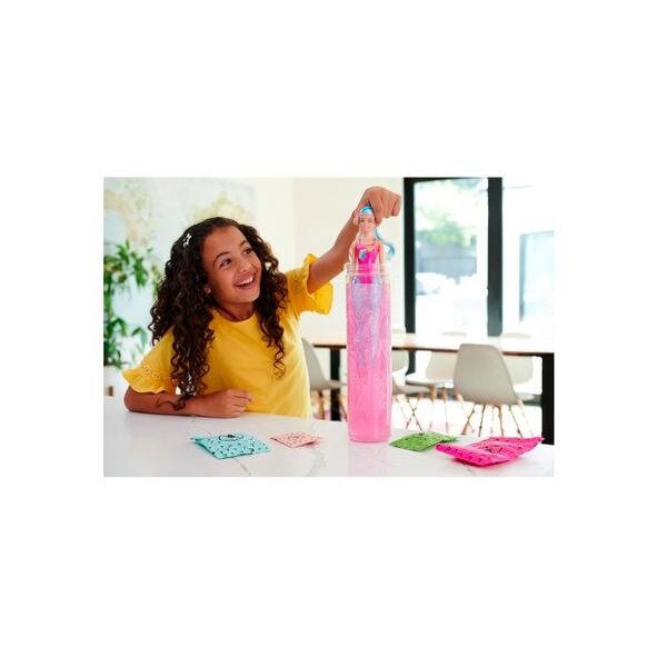 Păpușă Barbie, Color Reveal Rainbow Galaxy, 30 cm, teme cosmice